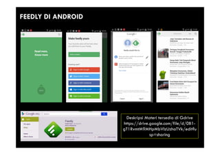 Menjaring informasi dengan feedly | PDF