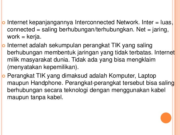 Menjelaskan pengertian dasar dan