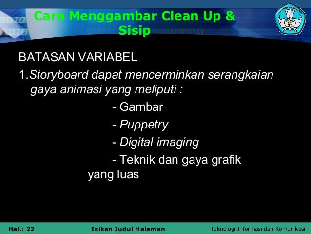Menjelaskan Tentang Clean Up Dan Sisip Indppt