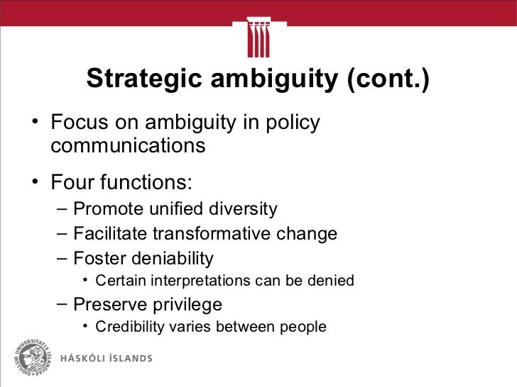 Strategic ambiguity in Finnish policy on ICT in education