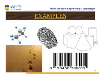 Amity School of Engineering & Technology
5
EXAMPLES
 