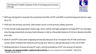 Menopausal Hormone Therapy Shreya ,.pptx