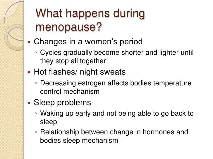 Menopause