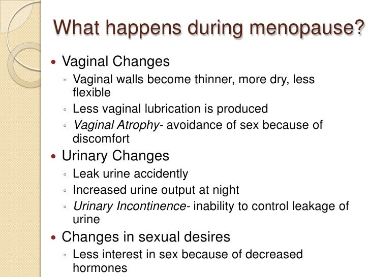 Menopause