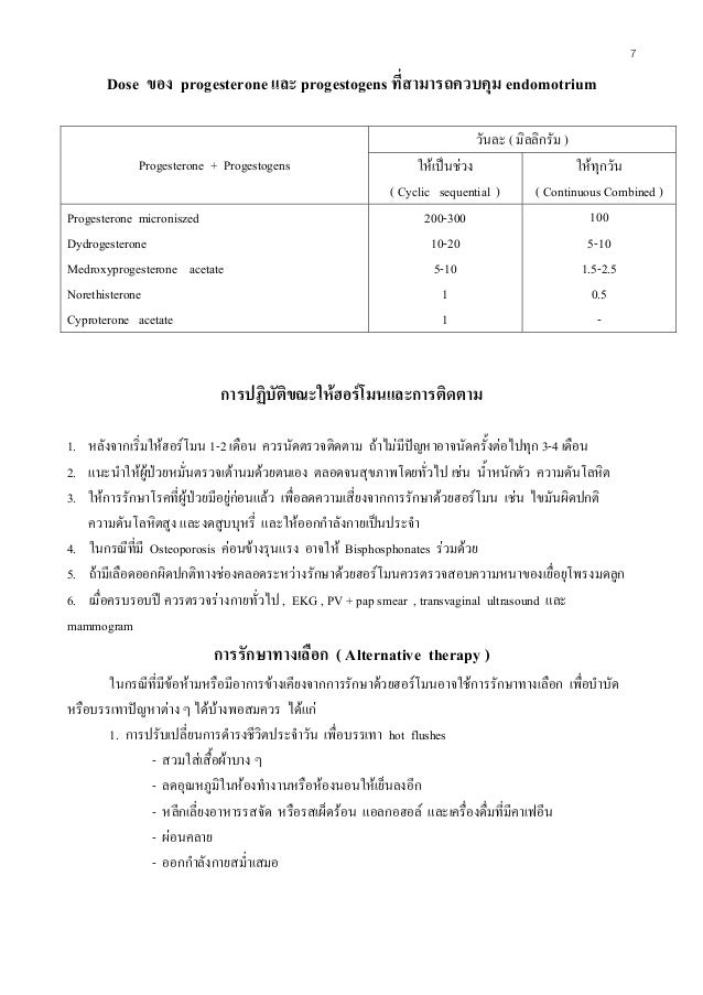 Clinical Practice Guidelines of Menopause