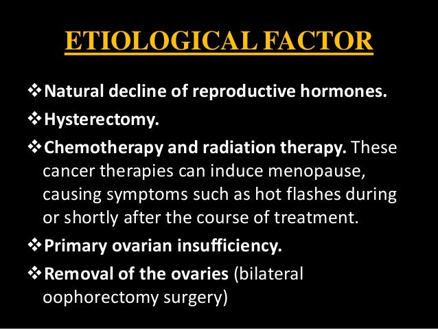 Natural Menopause Treatment After Hysterectomy Natural Menopause Treatment After Hysterectomy