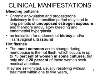 MENOPAUSE management and approach to patients with sign an | PPT