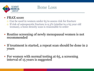 Menopause: Symptoms, Concerns, and Management Strategies | PPTX