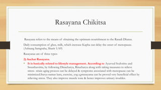 Comprehensive Overview of Menopause: Ayurvedic and Modern Perspectives ...