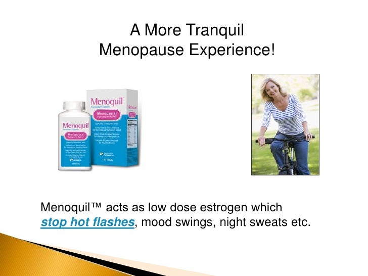 Stop Hot Flashes with Menoquil and Gives Natural Menopausal Relief