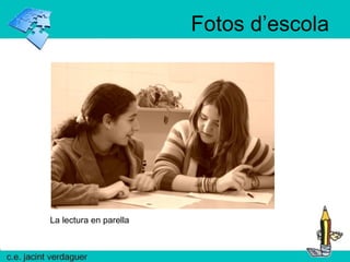 Fotos d’escola La lectura en parella 