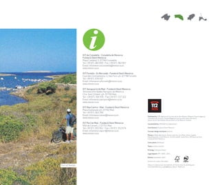 OIT de Ciutadella - Ciutadella de Menorca
                  Fundació Destí Menorca
                  Plaça Catedral, 5. 07760 Ciutadella
                  Tel: +34 971 382 693 - Fax: +34 971 382 667
                  Email: infomenorcaciutadella@menorca.es
                  www.menorca.es

                  OIT Fornells - Es Mercadal - Fundació Destí Menorca
                  Casa des Contramestre, C/ des Forn s/n. 07748 Fornells
                  Tel: +34 971 376 437
                  Email: infomenorcafornells@menorca.es
                  www.menorca.es

                  OIT Aeropuerto de Maó - Fundació Destí Menorca
                  Terminal d'Arribades Aeroport de Menorca
                  Ctra. Sant Climent, s/n. 07700 Maó
                  Tel.: +34 971 356 435 - Fax:+34 971 157 322
                  Email: infomenorcaeroport@menorca.es
                  www.menorca.es

                  OIT Maó Centre - Maó - Fundació Destí Menorca
                  Plaça Explanada s/n. 07702 Maó
                  Tel: +34 971 363 790
                  Email: infomenorcamao@menorca.es
                                                                           Published by: ATB, Agència de Turisme de les Illes Balears ( Balearic Tourism Agency),
                  www.menorca.es                                           Conselleria de Turisme i Treball (Regional Tourism and Labour Minister),
                                                                           Govern de les Illes Balears (Government of the Balearic Islands)
                  OIT Port de Maó - Fundació Destí Menorca                 Coordinated by: ATB publicity department
                  Moll de Llevant, 2. 07701 Maó
                  Tel: +34 971 355 952 - Fax: +34 971 352 674              Contributors: Fundació Destí Menorca

                  Email: infomenorcaport@menorca.es                        Concept, design and layout: dcp3.es
                  www.menorca.es
                                                                           Photos © Mateu Bennàssar, Antonio Garrido, Lluís Real, Jaume Capellà,
                                                                           KlausSiepmann, Carles Raurich, Jordi Escandell, Juanjo Pons. ATB photo archive,
                                                                           Fundació Destí Menorca.

                                                                           Cover photo: Binibèquer

                                                                           Texts: © Carlos Garrido

                                                                           Printing: Gràfiques Planisi

                                                                           Legal deposit: PM - 0000 - 2010

                                                                           Edition: September 2010

                                                                           printed on Creator Star paper

Port of Sanitja                                                            Help us to improve our next edititon of this brochure by sending your
                                                                           recommendations to: publi@ibatur.caib.es. Thank you.
 