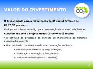 Menos Carbono Apresentação