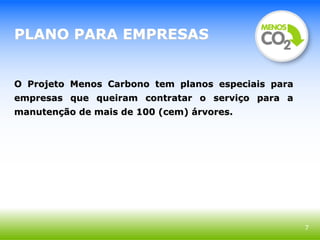 Menos Carbono Apresentação