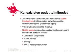 Pasi Mäenpää ja Maija Faehnle: Yhteistoimintatalouden sääntely ja verotus