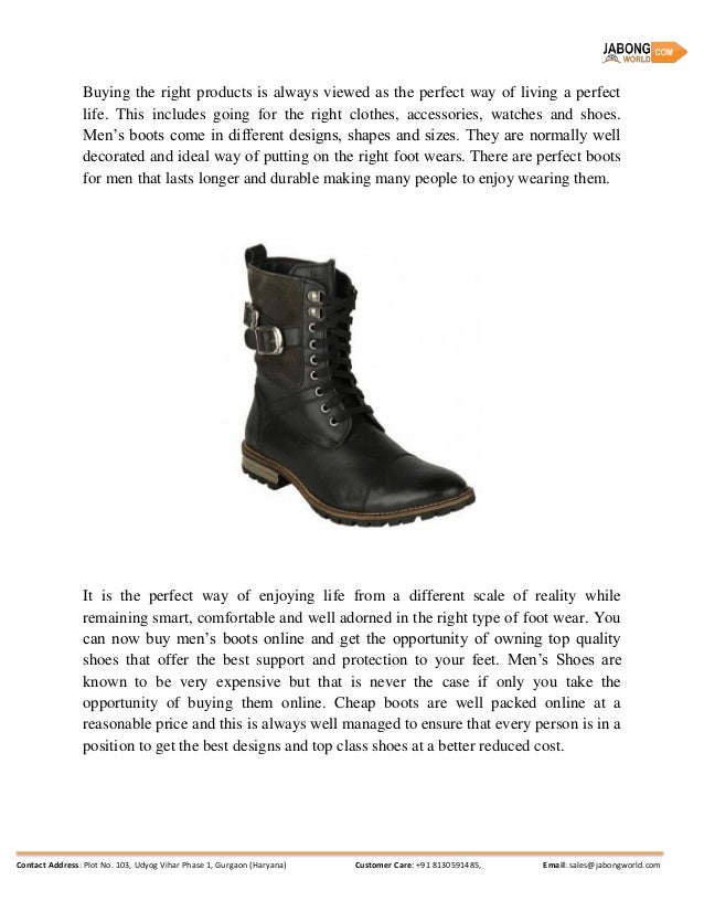 jabong boots