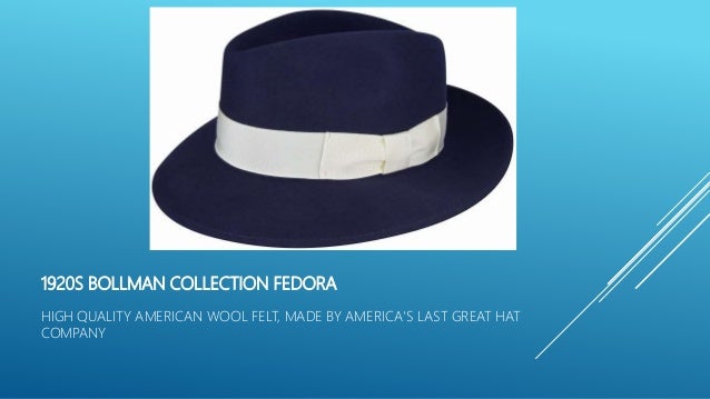american made fedora hats