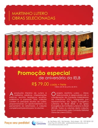 4   Mensageiro | Junho 2012
 