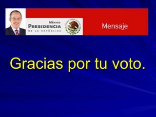 Gracias por tu voto. 