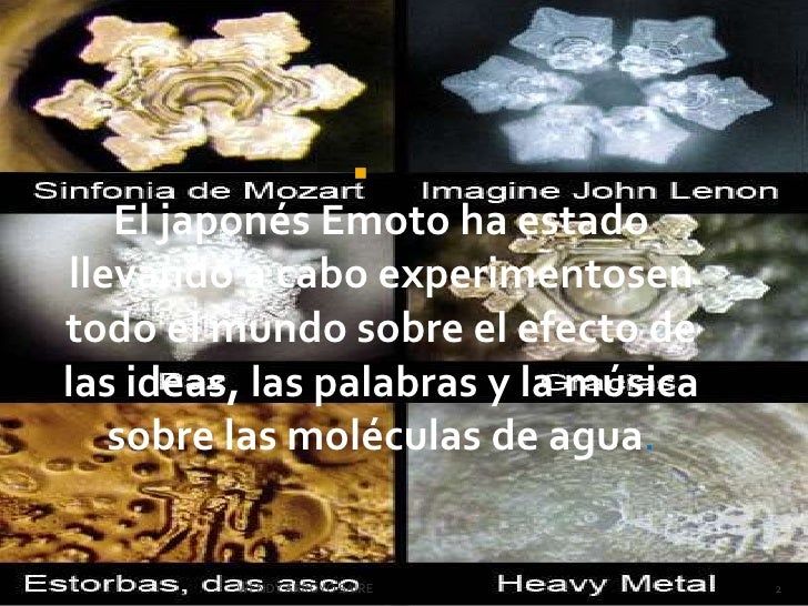 Mensajes del agua