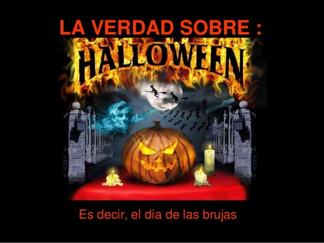 mensaje sobre halloween dia de las brujas