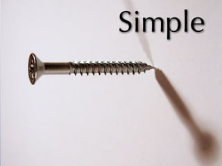 CREANDO FUTURO
EMPREAR
@fernandojohann
Simple
 