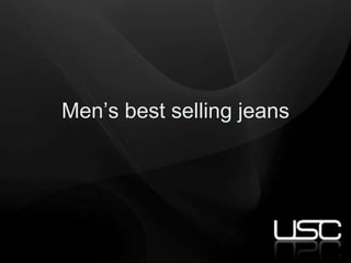 Men’s best selling jeans
 