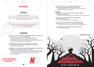 schreiwen.lu schreiwen.lumen.lu men.lu
22 23
REEGEL 08REEGEL 08
Den <n> oder <nn> um Enn vum Wuert gëtt geschriwwe virun engem Vokal,
virun <n>, <d>,<t>, <z>, <h> a viru Sazzeechen:
den alen Änder, den décken Yves, deen aneren Apel; mäin A;
den Numm, en Déier, den Tunn, en hallwen Teller, mäin Hummer
dann awer ginn all d’Jongen an den ieweschte Sall; ech wëll kënne liese léieren;
wëssen, kënnen, wëllen; wann ech wëll, da kann ech
Déi englesch Buschtawen <j> an <c> am Ufank vum Wuert ginn
dacks wéi [dsch] oder [ts] geschwat, da bleift den <n> oder <nn>:
en Job fannen, en Cent ausginn
Soss gëtt den <n> oder <nn> um Enn vum Wuert gewéinlech net geschriwwen:
Virun deenen anere Konsonante fält den <n> ewech:
de Virnumm, e Kallef, de Marc, e grousse Becher, de Jean fannen, siwe Frang,
mäi Bic, de léiwe Jean-Paul,de klenge Franz, deene meeschte Pijen, mäi Been;
da gi vill Jongen a Veräiner; wa Kanner wëlle liesen, da léiere se gutt;
se si geschwë fäerdeg
BEISPILLER
Deene Leit gi vill Sue verluer,
wa mir hinnen da kee Bréif kënne schreiwe fir se z’informéieren.
Deene Jongen hu mer Suen ugebueden; wann déi se dann zréckginn,
brauche se keen Zëns ze bezuelen.
D’N-REEGEL
Den <n> oder <nn> um Schluss vum Wuert gëtt just geschriwwen,
wann en och gesot gëtt , d. h. virun engem Vokal oder
virun n-d-t-z-h oder viru Punkt a Komma.
D’PRINZIPIEN
DEE MAT DE GROUSSEN HËNN
WËLLT PISSE GOEN, MUSS D’BEEN
HÉICH OPHIEWEN. . ×
WELL WANN ECH HOKES-POKES SON...
N
Den <n> oder <nn> um Enn vu Substantiven oder Nimm
gëtt awer geschriwwen a fält net ënnert d’n-Reegel:
d’Reunioun gëtt gehal, ech hu mer de Kënn raséiert, d’Léierin gesinn,
d’Maschinn flécken, an Ungarn reesen
AUSNAM:
wann hannen <-äin> oder <-en> steet, dann zielt d’n-Reegel,
da fält den <n> awer ewech:
de Wäi gëtt gedronk, d’Meedche ka muer de Moie kommen, a Spuenie reesen
Den <nn> um Enn vu verschiddene kuerzen Adjektiver
gëtt ëmmer geschriwwen:
déi blann Sai, déi ronn Bäich, ech sinn dënn ginn
Den <n> oder <nn> um Enn vum Wuert ka geschriwwe ginn,
muss awer net, virun <säin>, <si>, <se>, <sech> oder <seng>:
si gi(nn) sech net, ech hu(nn) se gesinn, dem Wäi(n) säi sëffegen Aroma
Bei zesummegesate Wierder gëllen déiselwecht Reegelen:
Wäikinnegin, Kënnstoppelen
DICKS (EDMOND DE LA FONTAINE).
D’MUMM SÉISS ODER DE GEESCHT. 1856
 