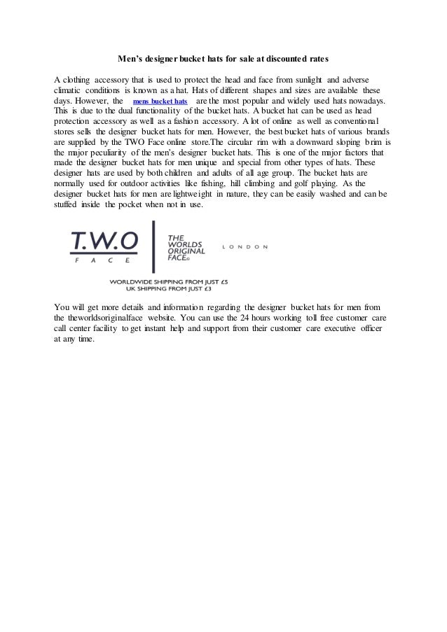 designer bucket hat sale