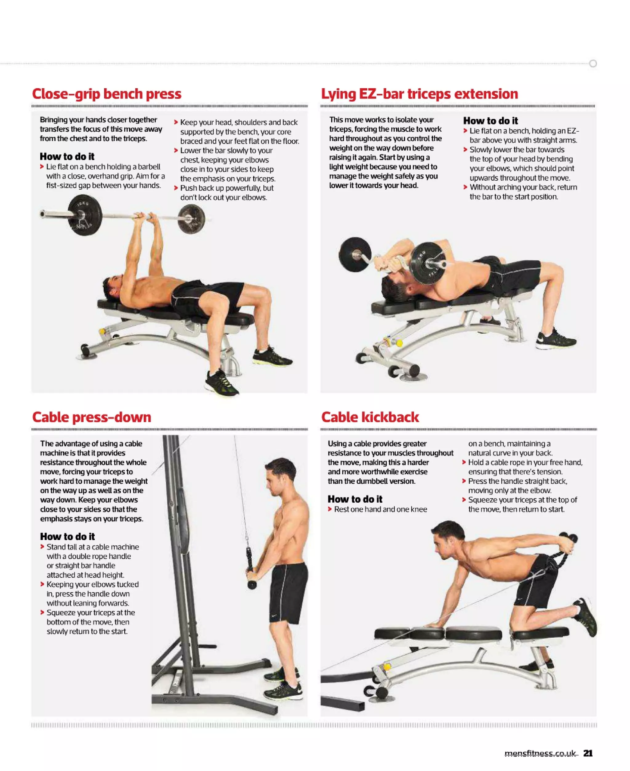 Men's fitness workout manual your guide to building muscle and burning