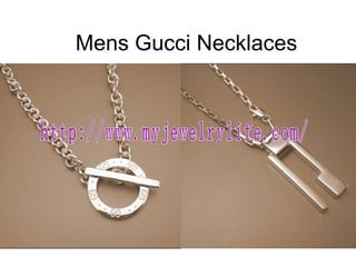Mens Gucci Necklaces http://www.myjewelrylife.com/ 