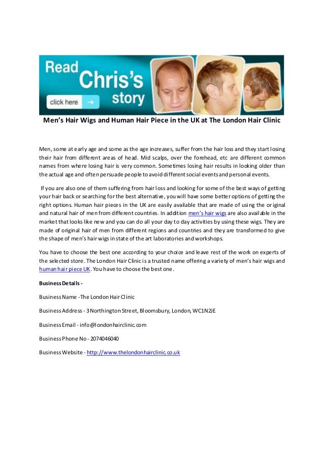 Men S Hair Wigs And Human Hair Piece In The Uk At The London Hair Cli