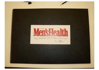 Men's Health sketch book