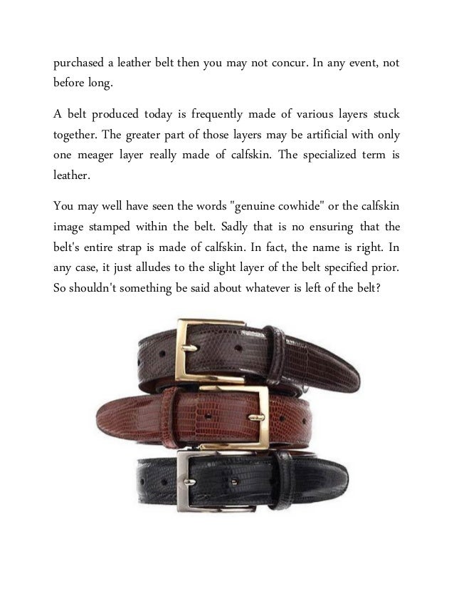 Men&#39;s leather belts Australia