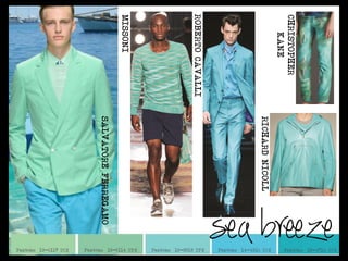 sea breeze
CHRISTOPHER
KANE
RICHARD NICOLL
ROBERTO CAVALLI
MISSONI
SALVATORE FERREGAMO