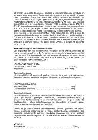 MENSTRUACION VS MOUNSTRUACION
