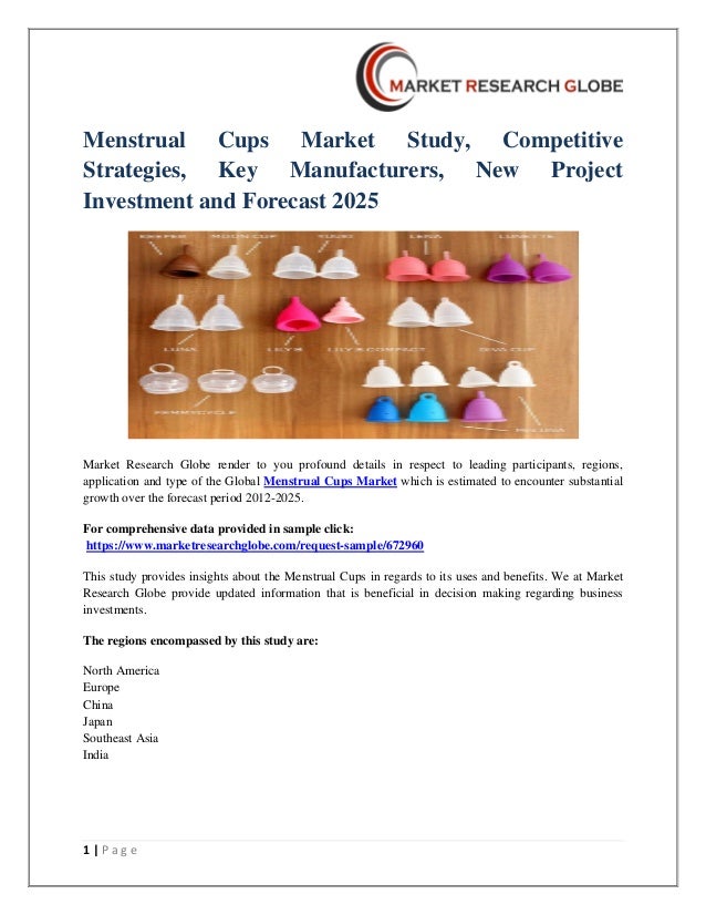 Menstrual cups market study, competitive strategies, key manufacturer…