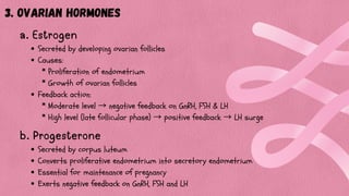 MENSTRUAL CYCLE HORMONAL REGULATION. pdf | PDF