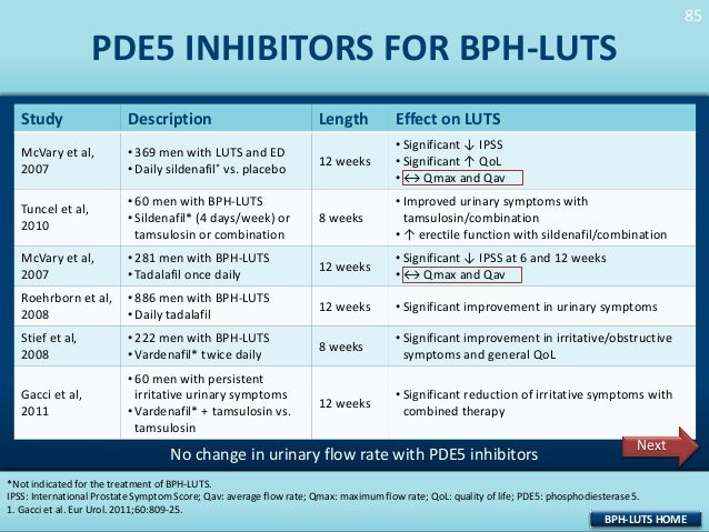 Cialis daily for bph