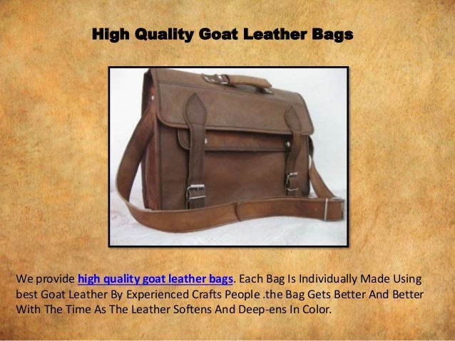Men&#39;s Vintage Leather Messenger Bag USA