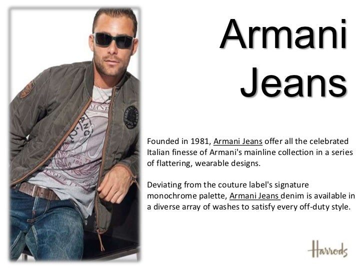 Harrods Armani Jeans Discount, 56% OFF | www.ingeniovirtual.com