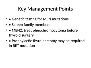 Comprehensive Overview of Multiple Endocrine Neoplasia (MEN) Syndromes ...