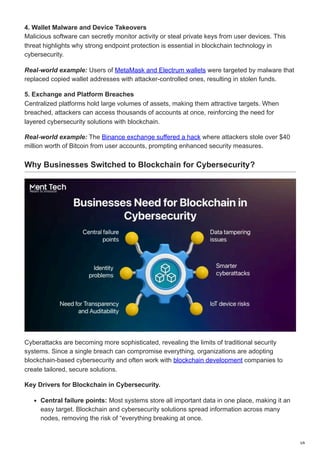 Role of Blockchain in Cybersecurity-Ment Tech Labs | PDF