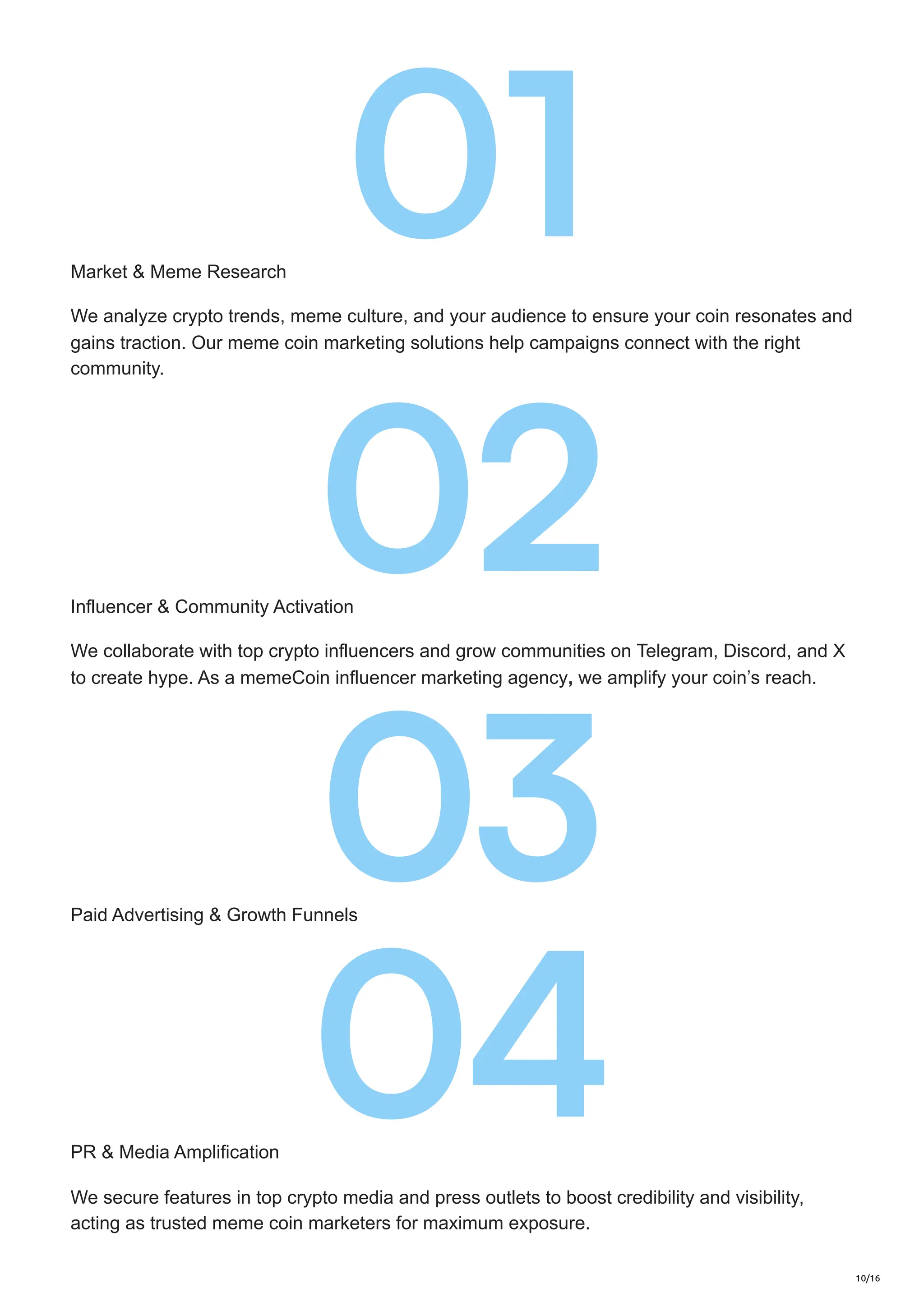 Meme Coin Marketing Agency Offering Viral Campaigns | PDF