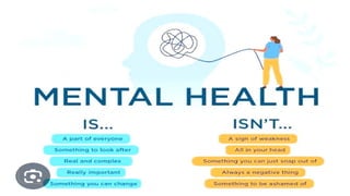 Mental Health Awareness powerpoint presentation | PPTX