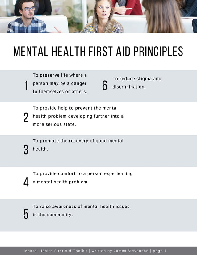 Mental Health First Aid Toolkit | PDF