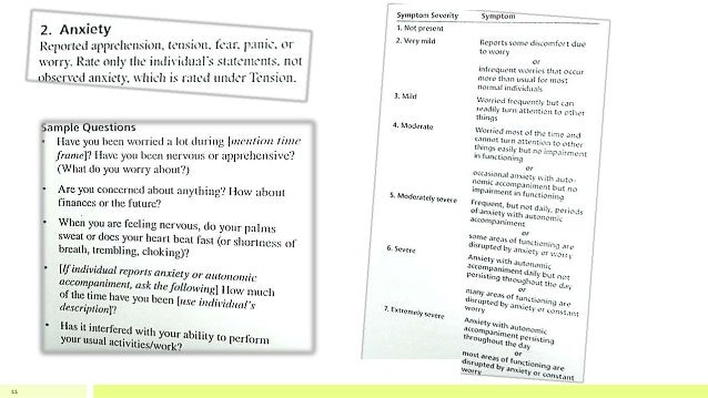 Mental Health u0026 Behavior Impairment Ratings