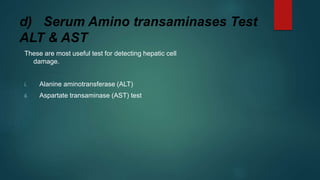 liver function tests (LFTs) | PPTX