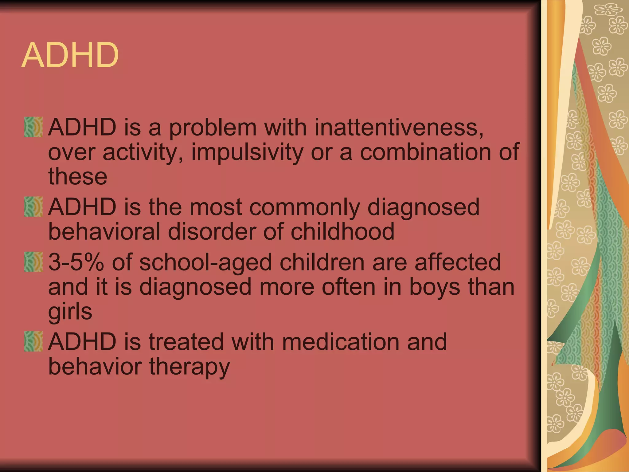 Mental disorders in children | PPT
