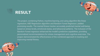 Mental Fitness Tracker PPT for IBM Skillsbuild Program | PPTX | Mental ...